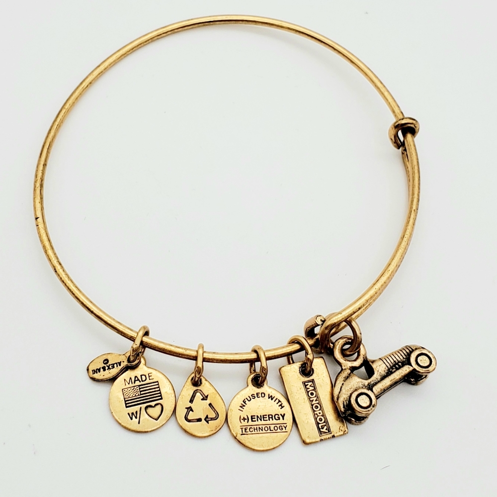 Alex and ani monopoly car bracelet